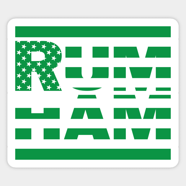 Rum Ham USA Sticker by Daribo